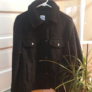 Black Teddy Coat